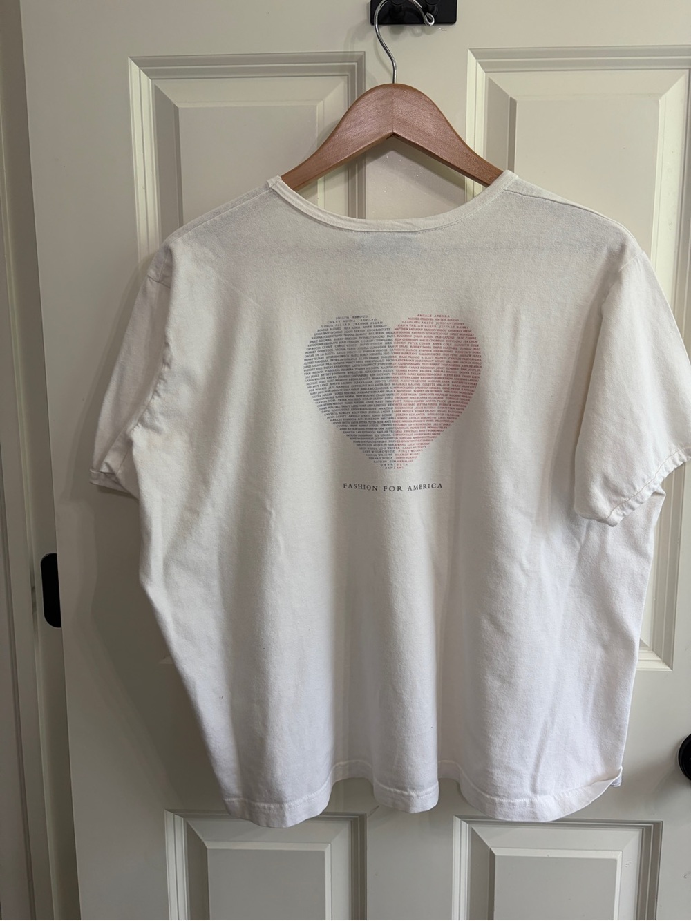 Vintage 2001 CFDA/VOGUE women’s Fashion for America tee size 2XL. Collectible - Picture 7 of 14
